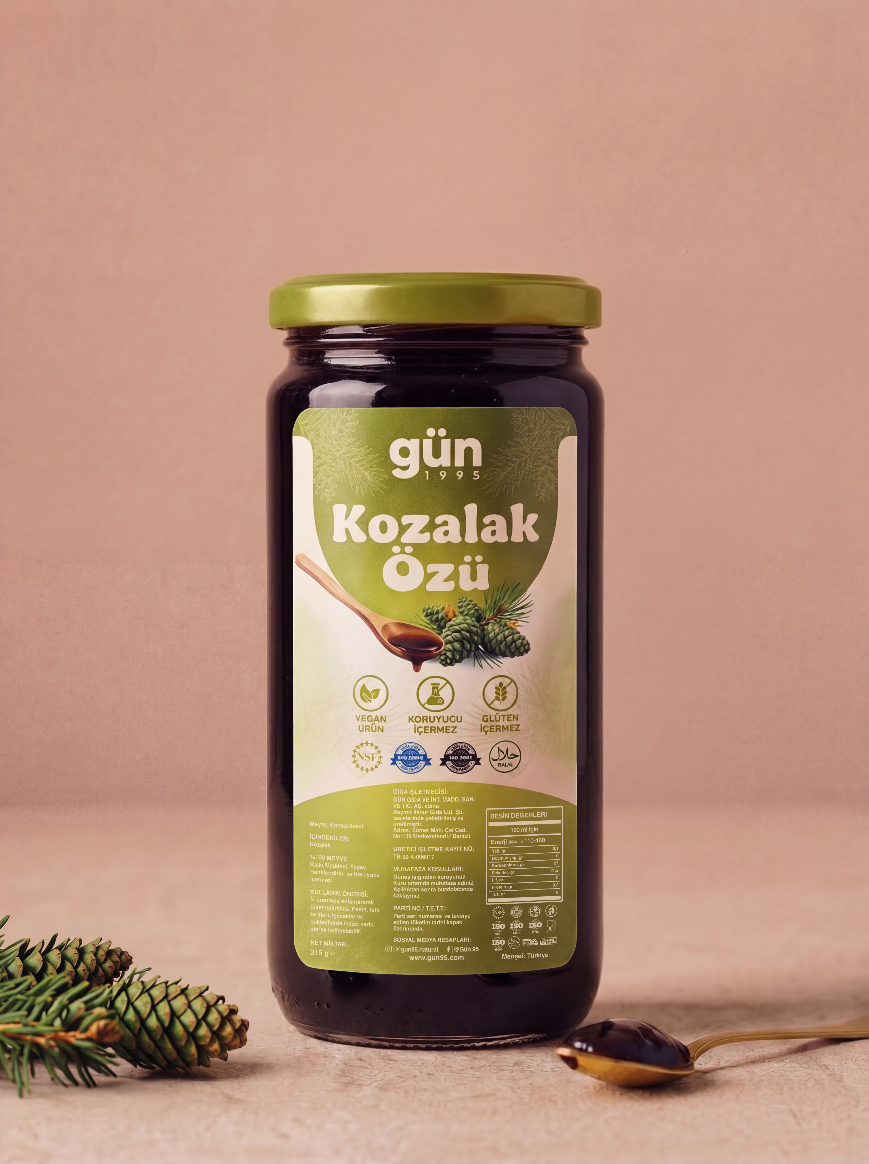 Servi Kozalak Özü 315g